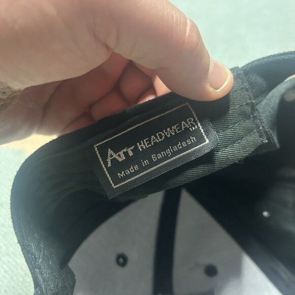 Vintage Strapback hat cap Randy Travis 2001 country music RT black adjustable - Picture 7 of 8